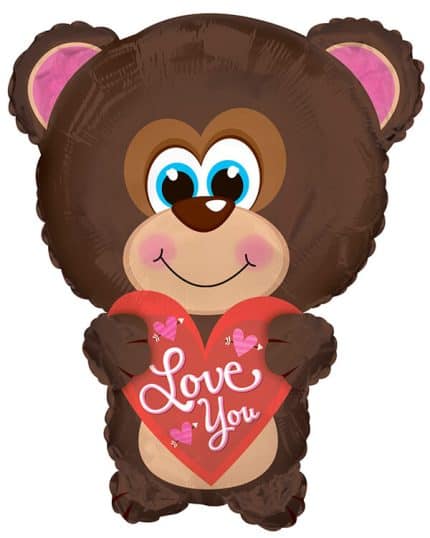 Фигура Голубоглазый мишка с сердцем